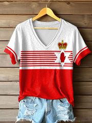 Women's Northern Ireland V-neck T-shirts