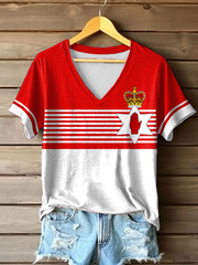 Women's Northern Ireland V-neck T-shirts