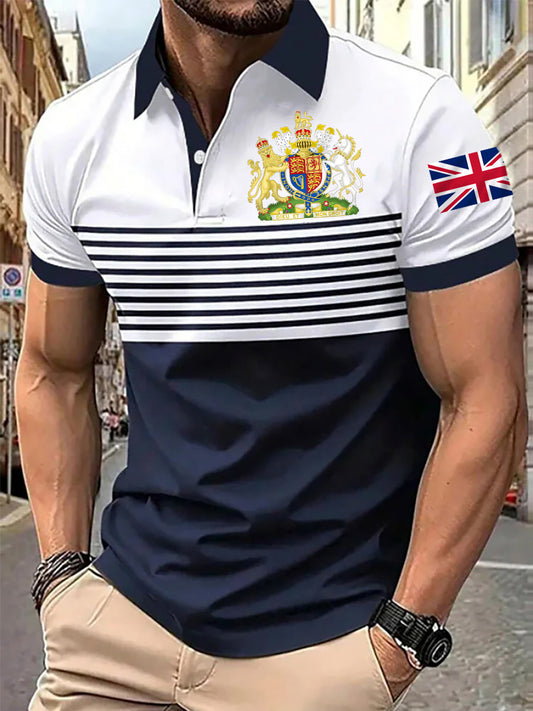 Men's United Kingdom Print Short Sleeve Shirt