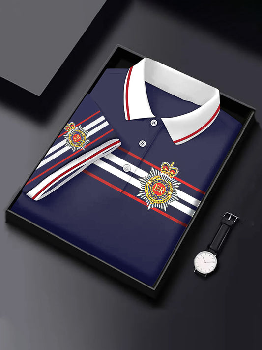 Men's Business Style Badge Top