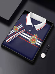 Men's Business Style Badge Top