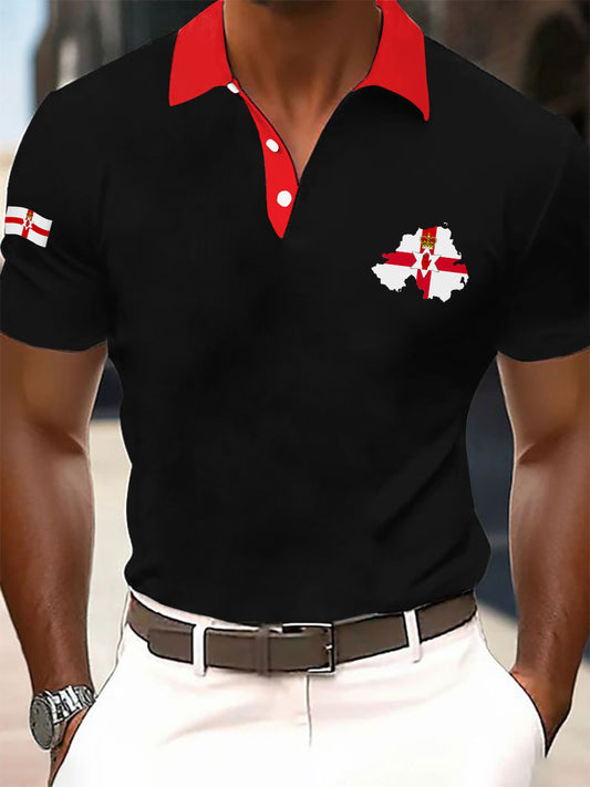 Men's Northern Ireland flag business style tops