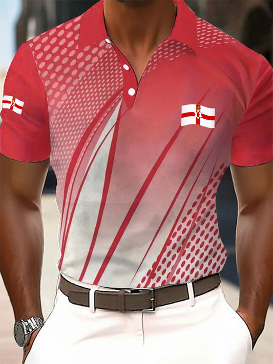 Men's Northern Ireland flag business style tops