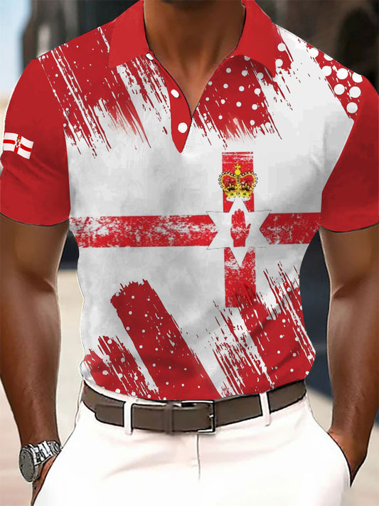 Men's Northern Ireland flag business style tops