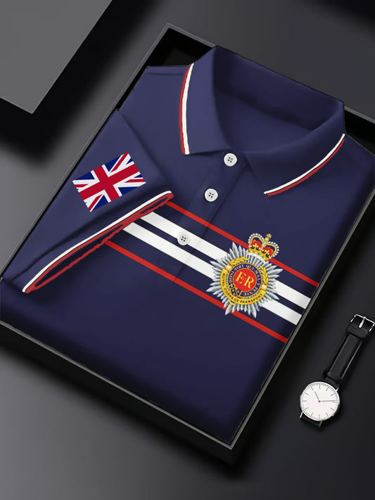Men's Business Style Badge Top