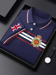 Men's Business Style Badge Top