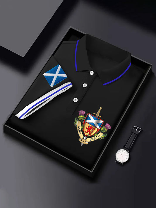 Men's Scottish Flag Short Sleeves Top