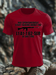 Men's British Veteran imitation cotton short-sleeved T-shirt