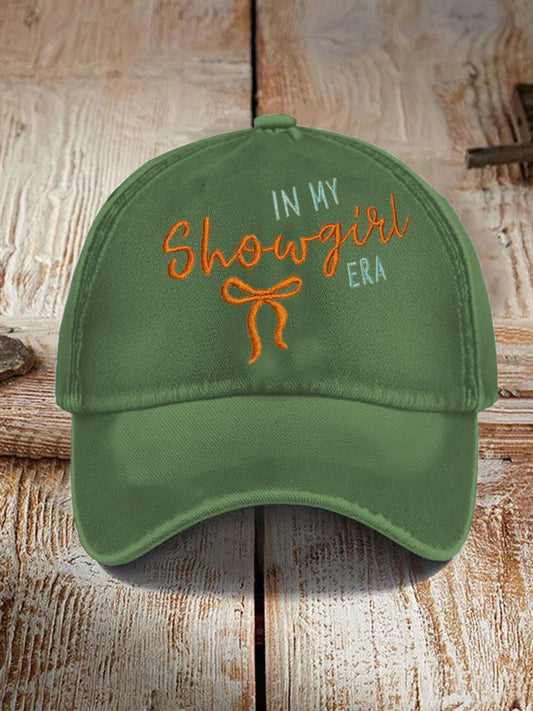 Unisex The Life of A Show Girl Fan Pink Print Hat