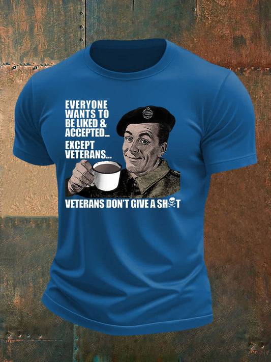 Men's British humor imitation cotton short-sleeved T-shirt
