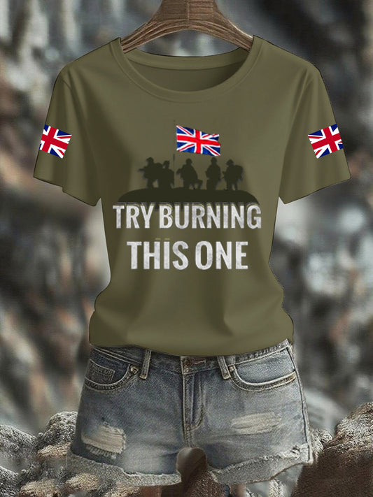 Women's TRY BURNING THIS ONE T-shirt