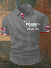 Nen's UK Flag Immigration Printed Casual Tops