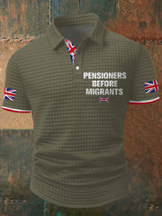 Nen's UK Flag Immigration Printed Casual Tops