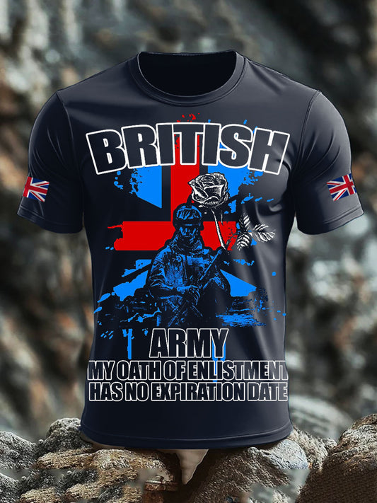 Men's British Veteran short sleeves t-shirt