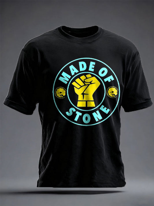 Unisex Lemon Roses Music Lover Printed T-shirt