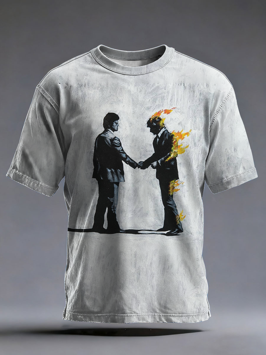 Men's rock band lover short sleeves t-shirt