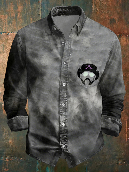 Men's Rock Band Inspired Casual Shirt