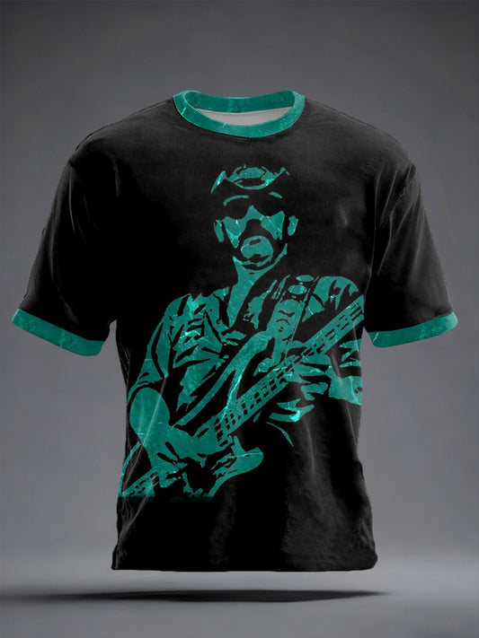 Men's Rock Band Inspired Casual T-shirt