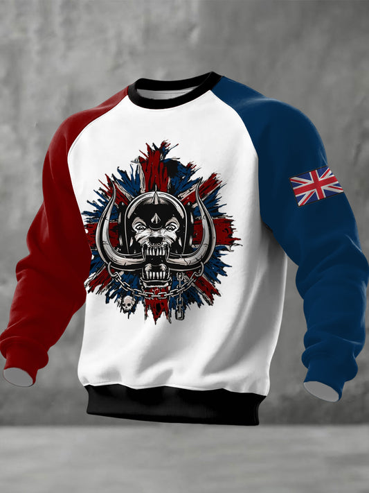 Men's Rock Band Inspired Long Sleeve Sweatshirt