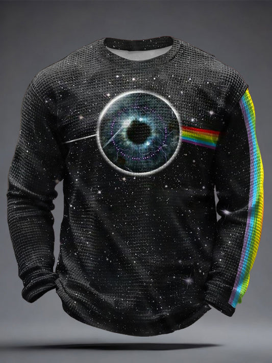 Men's UK Music Lover Printed Waffle Tops