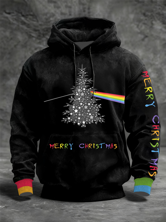 Men's  rock band lover Oversized Drop-Shoulder Hoodie with Pockets