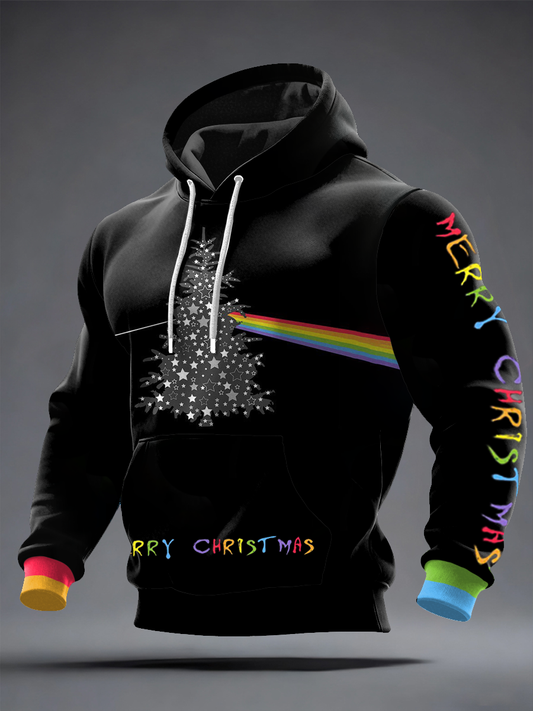 Men's  rock band lover Oversized Drop-Shoulder Hoodie with Pockets