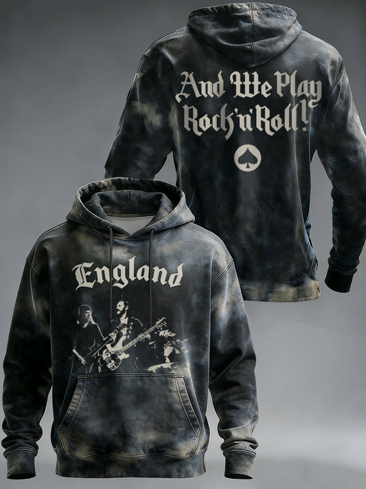 Men's Rock Music Inspired Oversized Hoodie